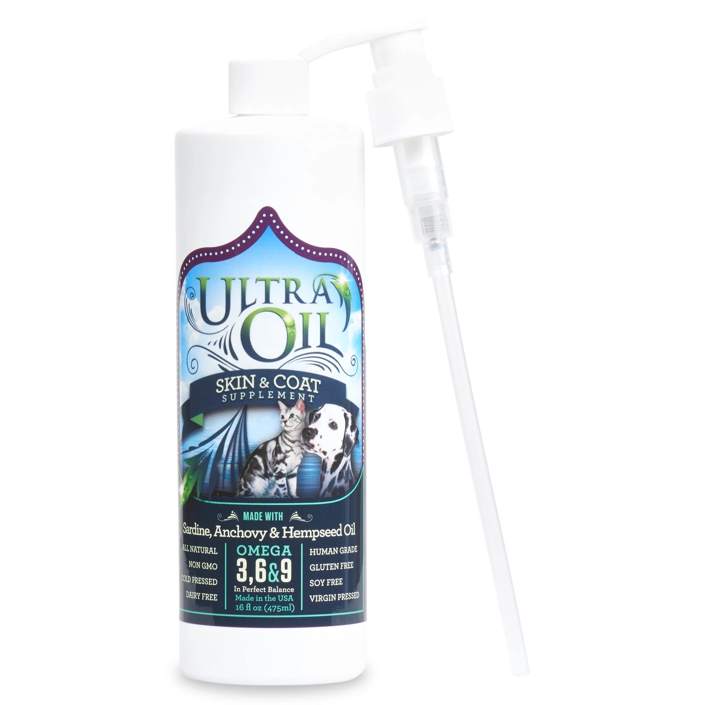 Ultra Oil Skin and Coat Supplement 16oz
