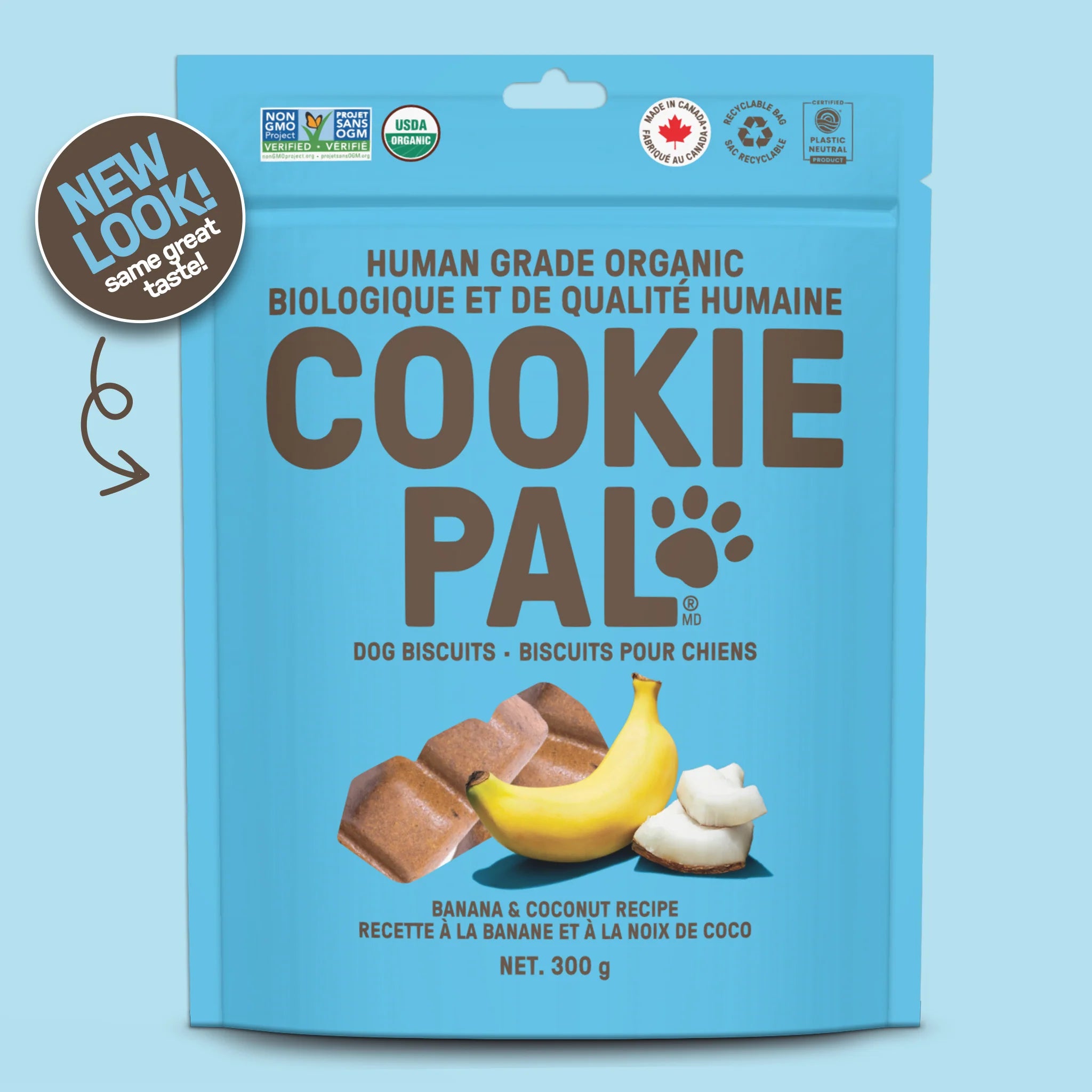 Cookie Pal Banana & Coconut Heronview Raw and Natural
