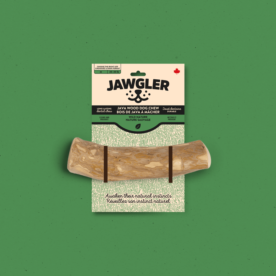Jawgler - Java Wood Chew Plain - Medium ( formerly Dentler )