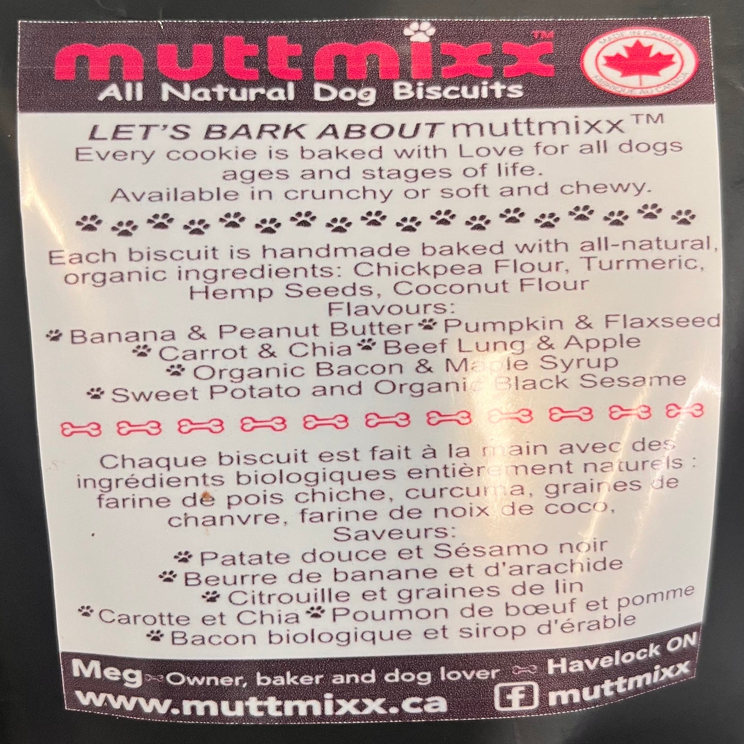 Bacon and Maple Syrup - MuttMixx Cookies