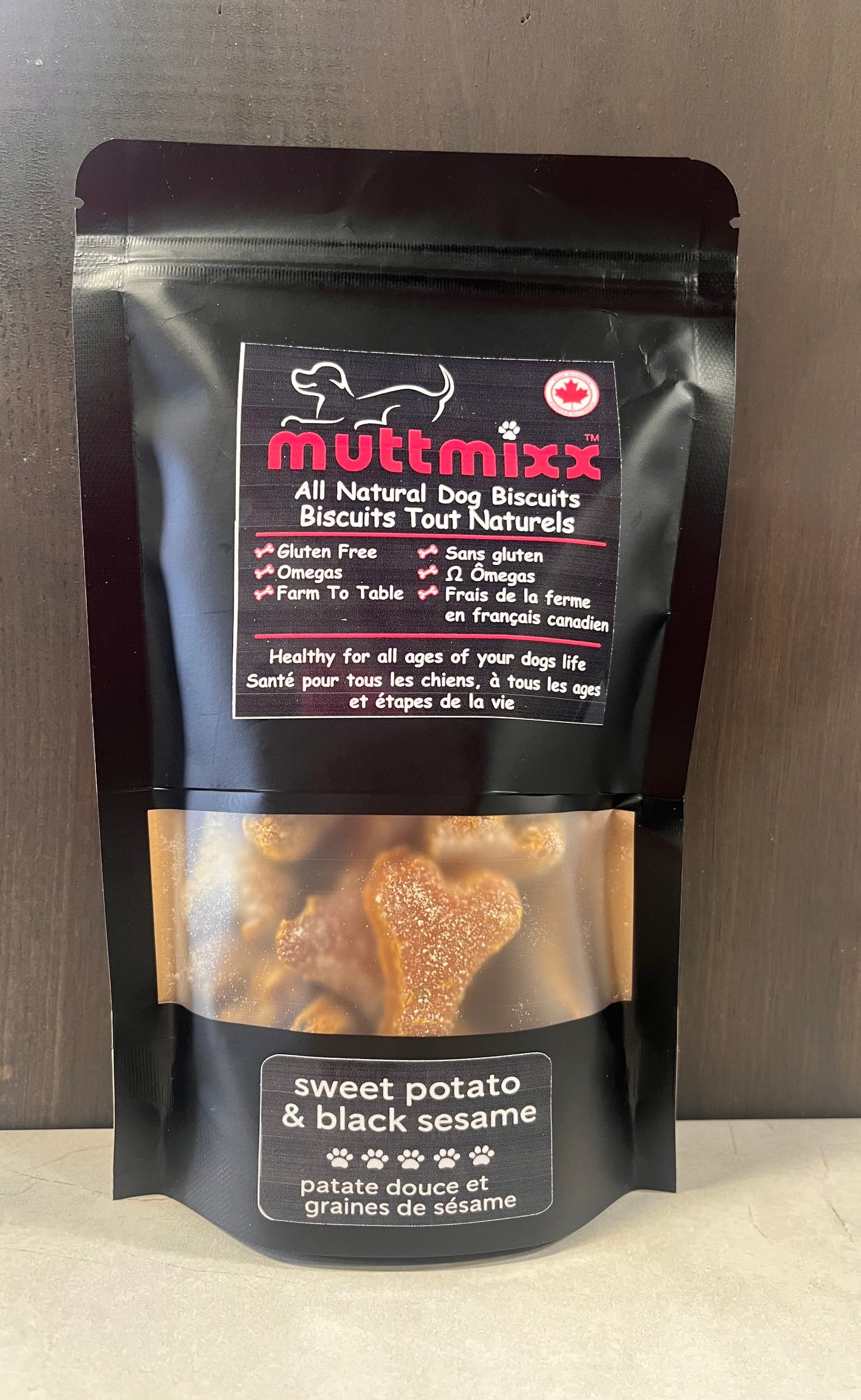 Sweet Potato and Black Sesame - MuttMixx Cookies