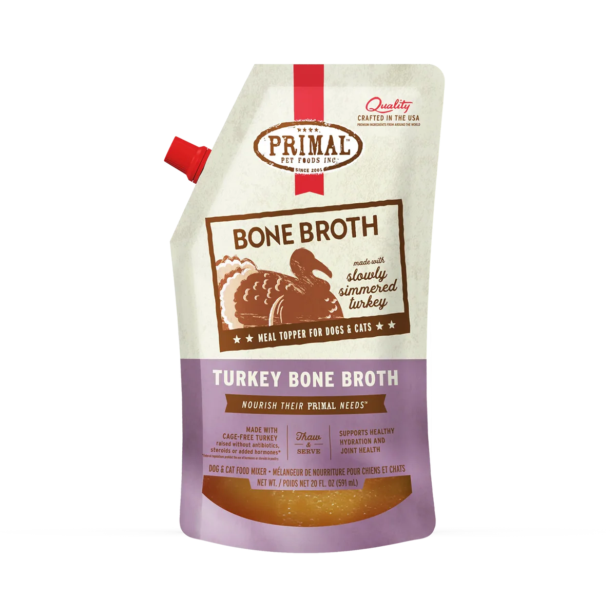 Primal Bone Broth - Turkey 20oz