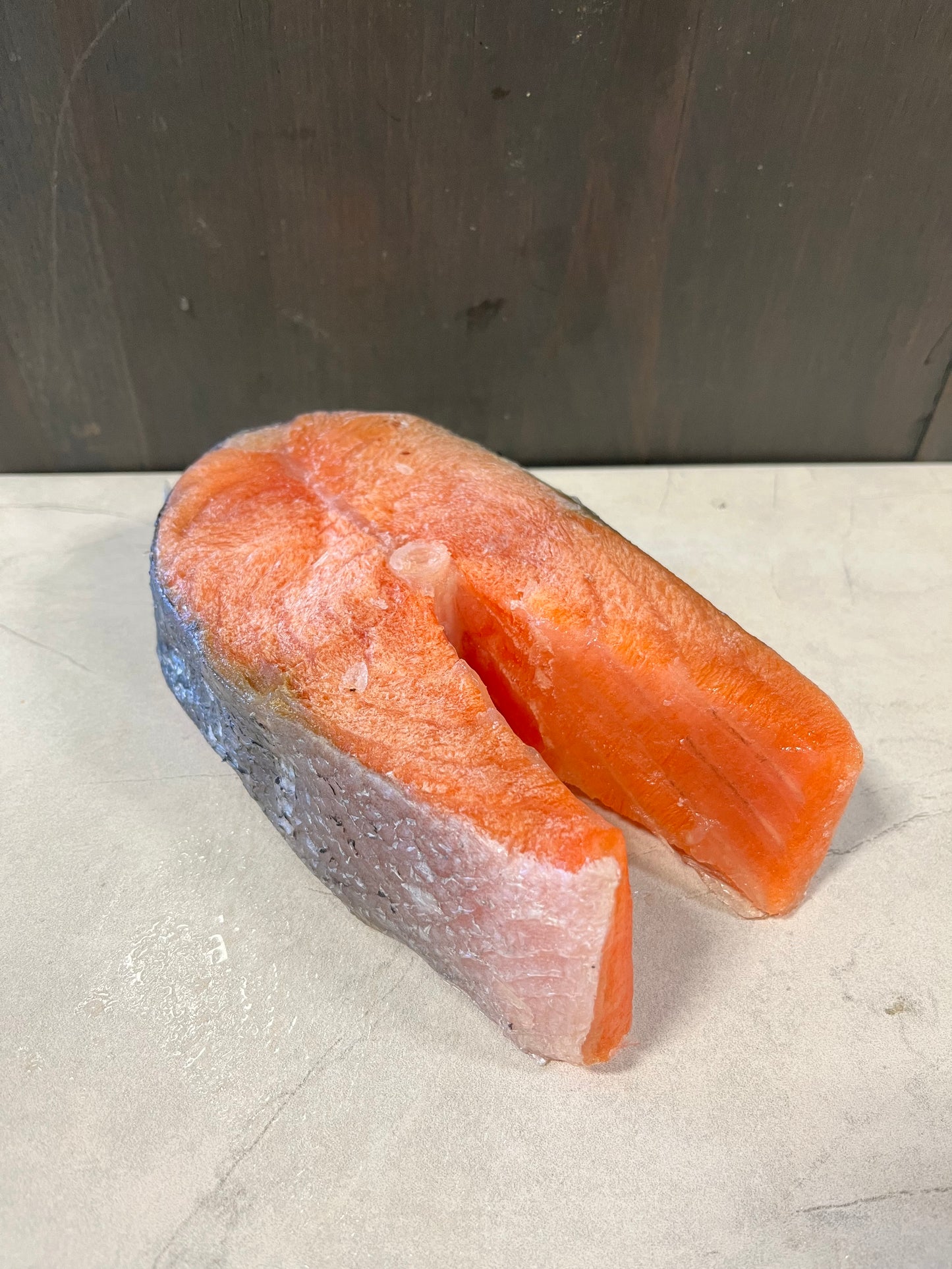 Salmon Steaks With Bone