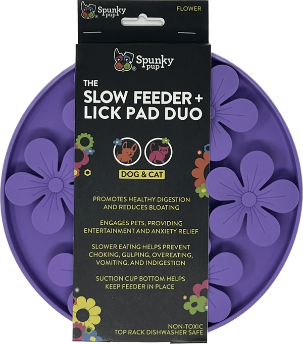 Slow Feeder + Lick Pad Duo