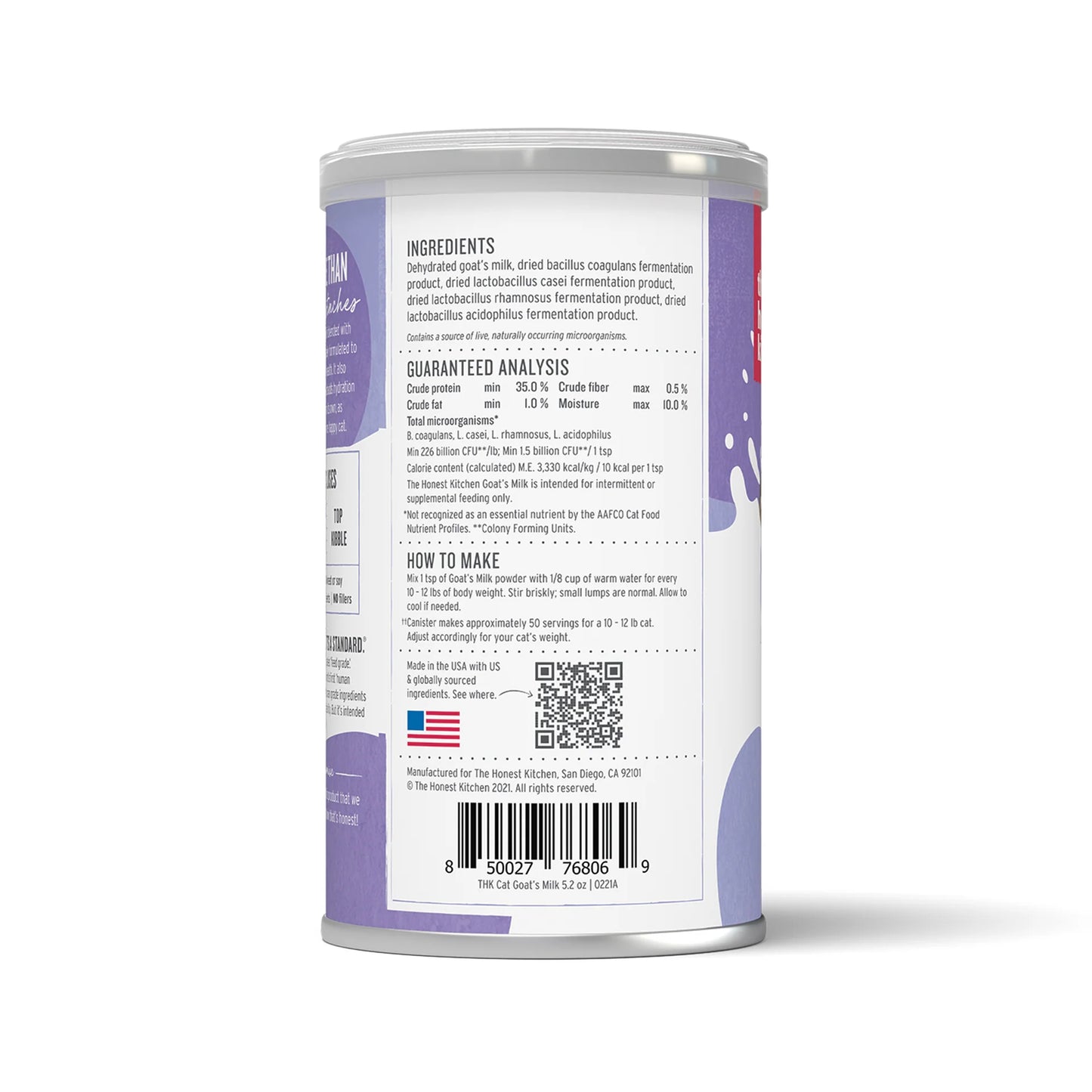Honest Kitchen Instant Goat Milk for Cats