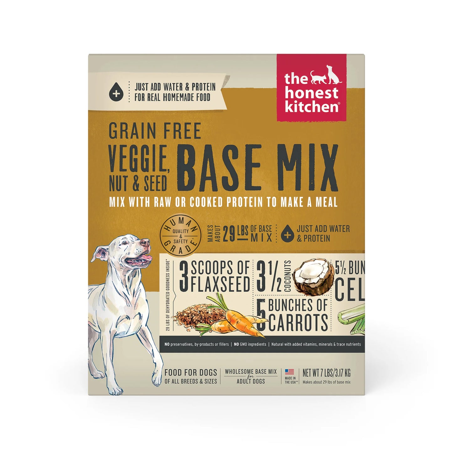Honest Kitchen Veggie, Nut & Seed Base Mix 7lb