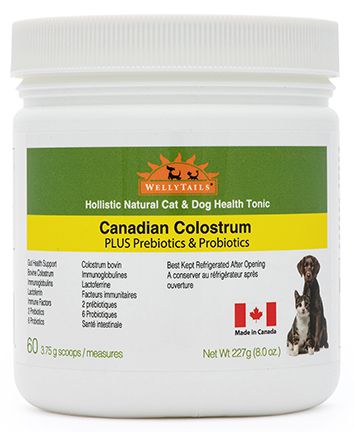 Welly Tails Candian Colostrum + Probiotics & Prebiotics
