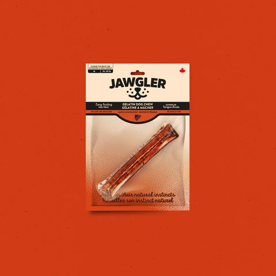 Gelatin Dog Chew - Maple and Bacon - Jawgler