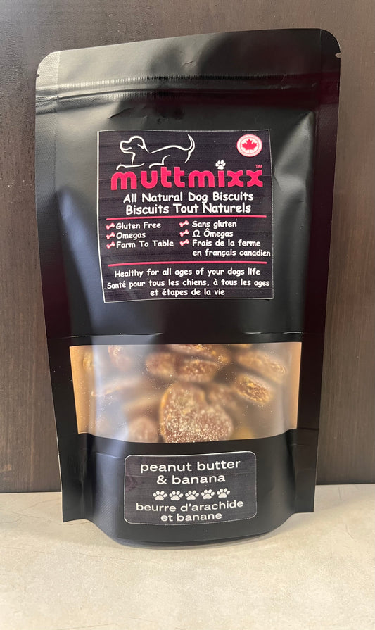 Peanut Butter and Banana - MuttMixx Cookies