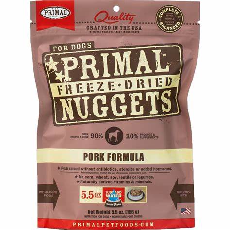 Primal Freeze Dried Pork 5.5oz