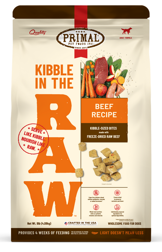 Kibble in the Raw - Beef Recipe - Primal