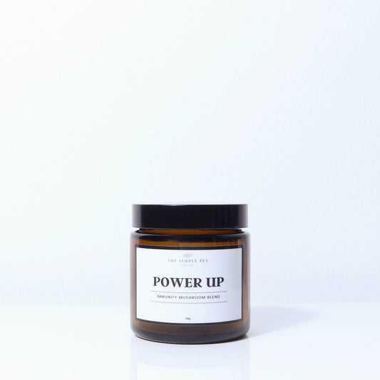 Power Up - Immunity Mushroom Blend - 50G - The Simple Pet Company