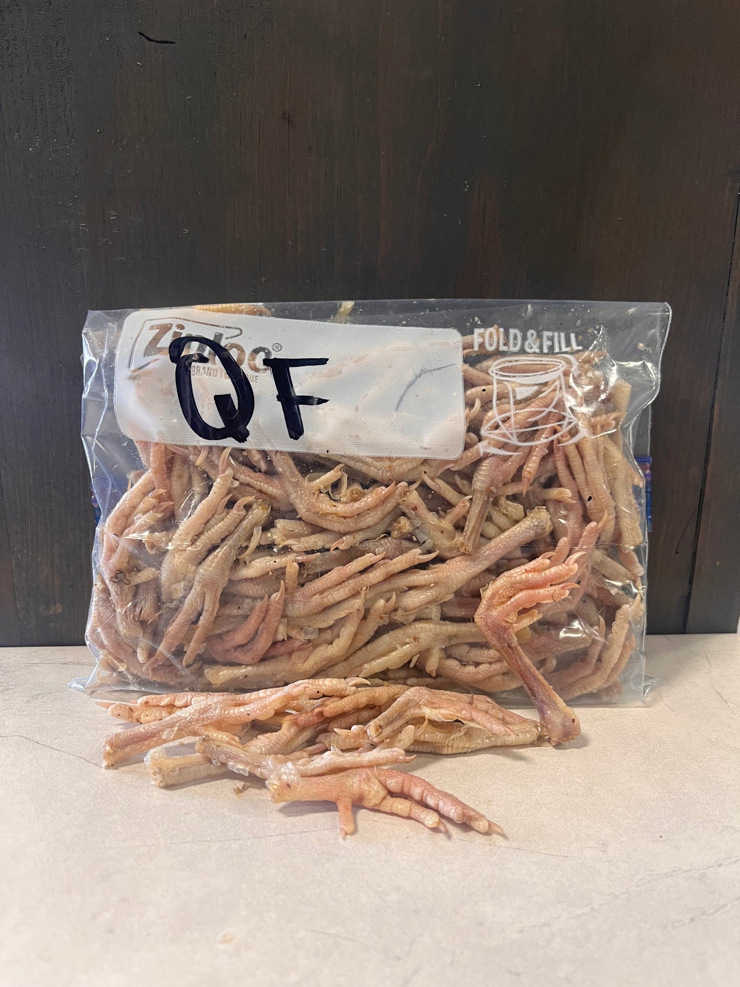 Raw Quail Feet (1/2 Pound Bag)