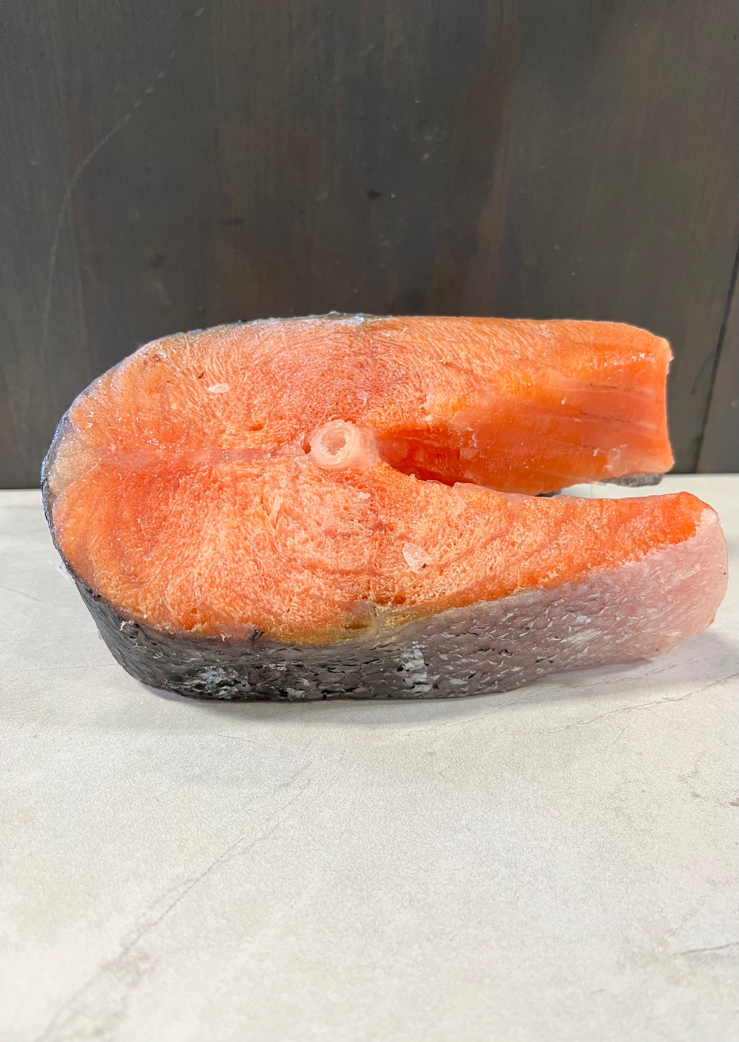 Salmon Steaks With Bone