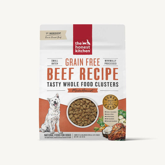 Honest Kitchen Grain Free Beef Clusters 1LB