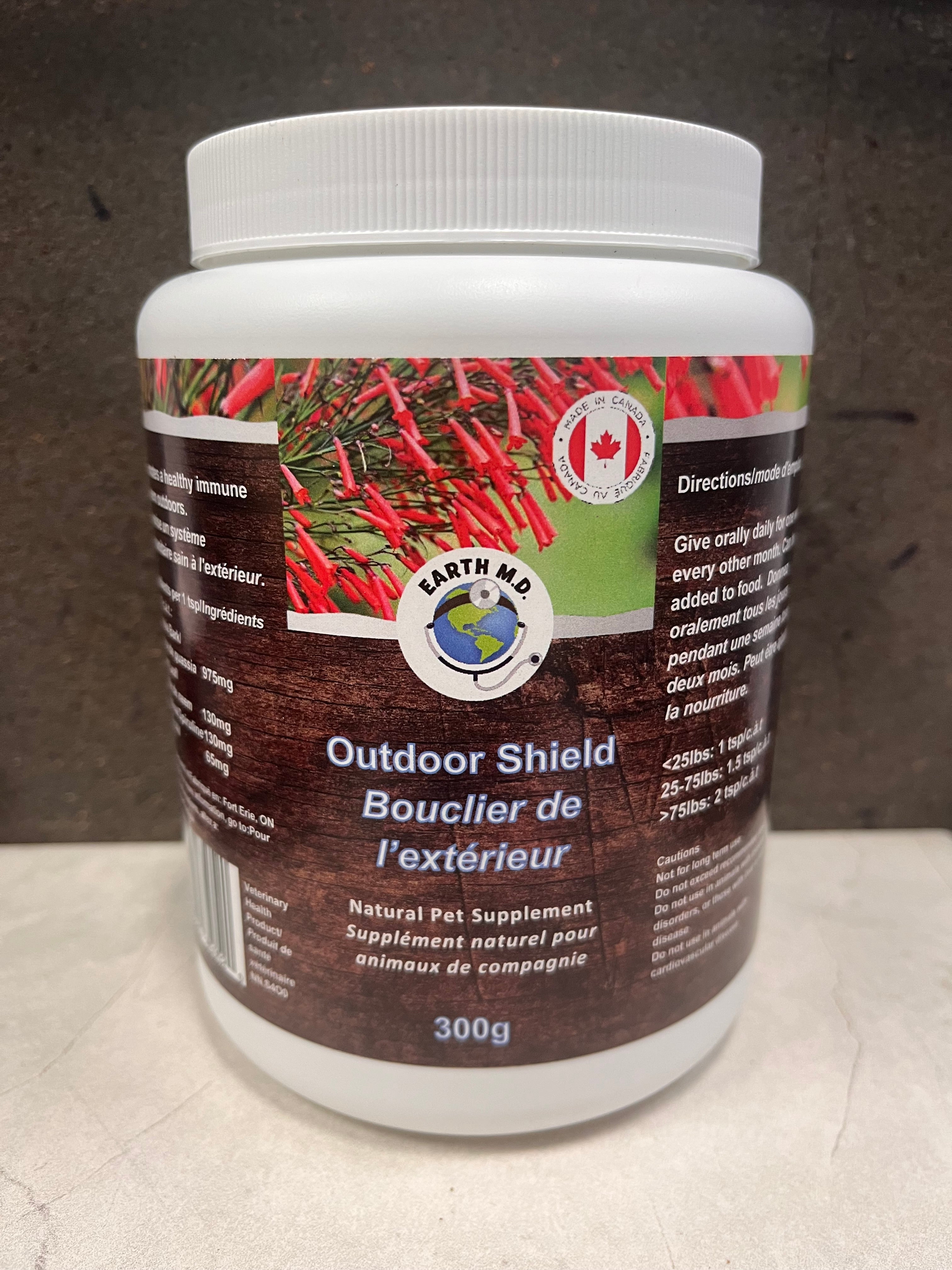 Earth Tick Earth MD Outdoor Shield Flea & Tick Repellent 300g – Heronview Raw and ...
