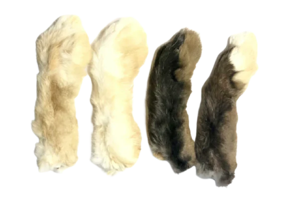Dehydrated Rabbit Feet (Individual) – Heronview Raw and Natural